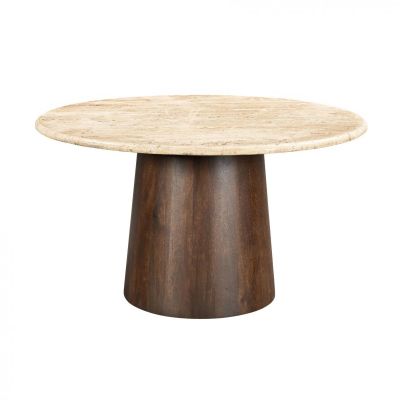 Livingfurn Valentino ronde eettafel - Ø130 cm - beige