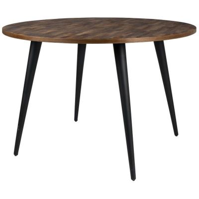 Puur Mora eettafel rond 110 cm naturel