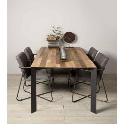 Tower Living Pandora eettafel - 220 cm - bruin