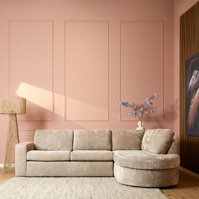 Starfurn Almo 2,5-zitsbank divan rechts - beige