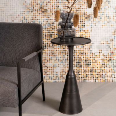Puur Nora bijzettafel antiek zwart