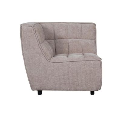 Label51 Albero bank hoekstuk 91x91x81 cm - clay elite/zwart hout