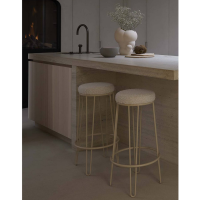 Alice barkruk 73cm bouclé van het woonmerk Light & Living