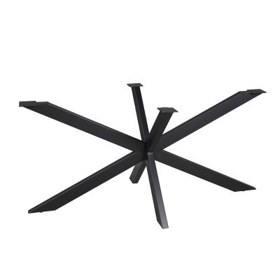 Starfurn Matrixpoot ovaal/rechthoek 160 cm Koker 4x8 cm - zwart