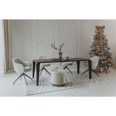 Tower Living Ronta eettafel - 240 cm - bruin