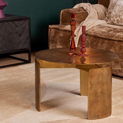 Starfurn Ronde salontafel Darwin - ø60 cm - goud