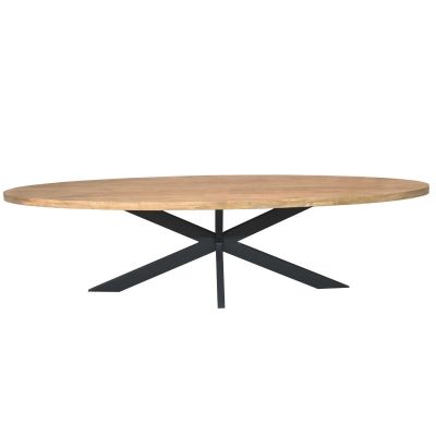 Starfurn Eettafel Dakota ovaal 300 cm - naturel